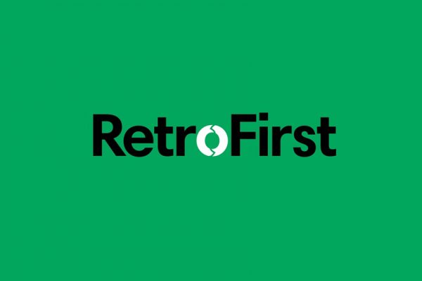 AJ RetroFirst Logo - Green